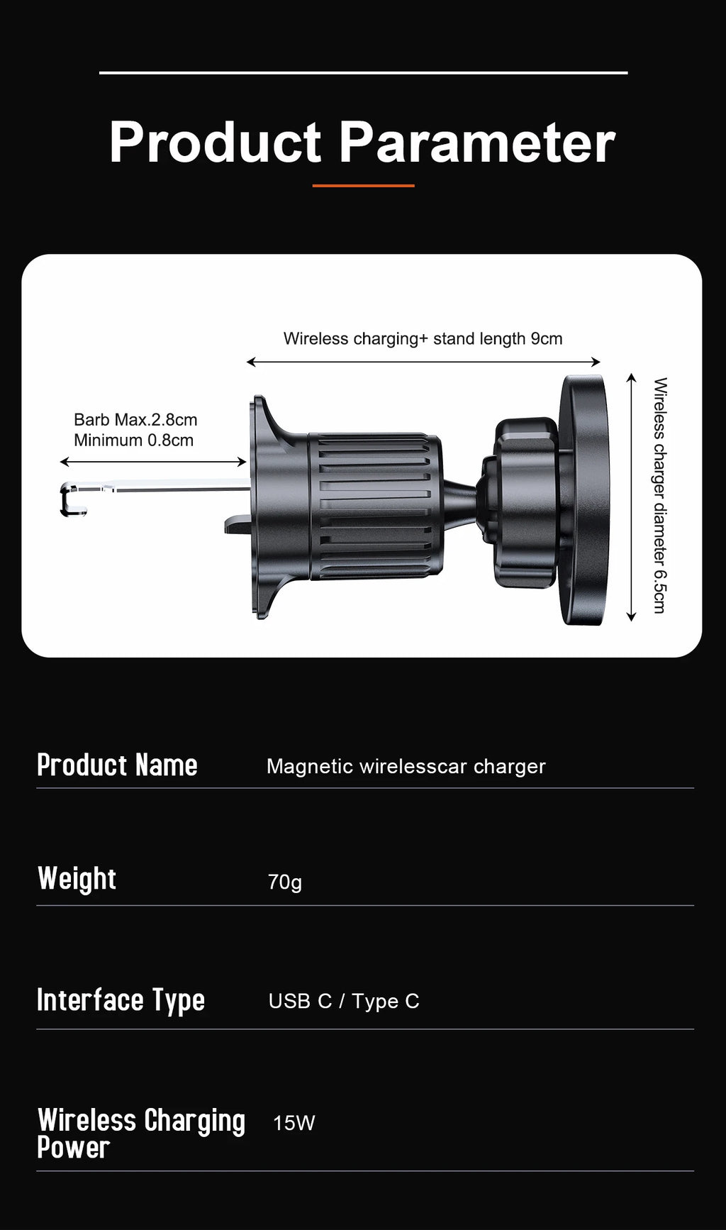 Magnetic Air Vent Car Phone Mount