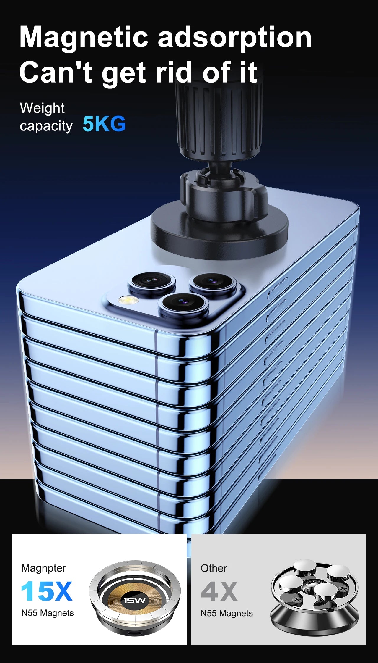 Magnetic Air Vent Car Phone Mount