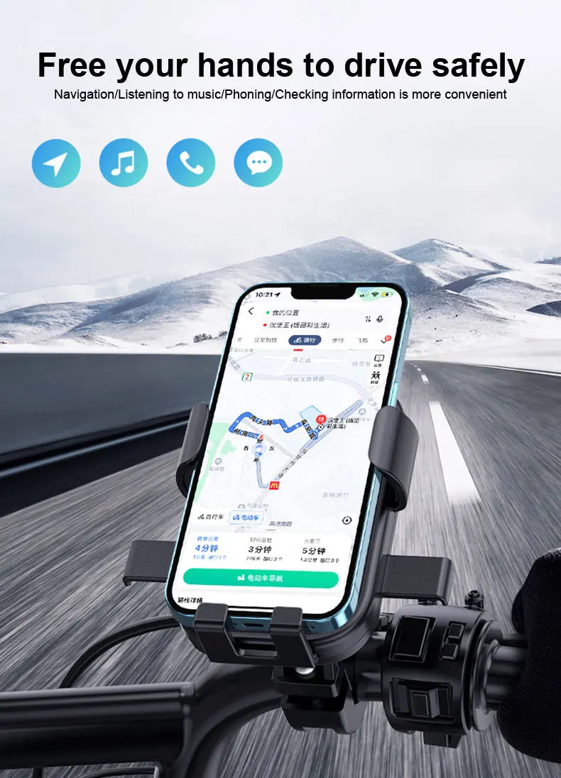 Anti-Slip Bike Phone Mount