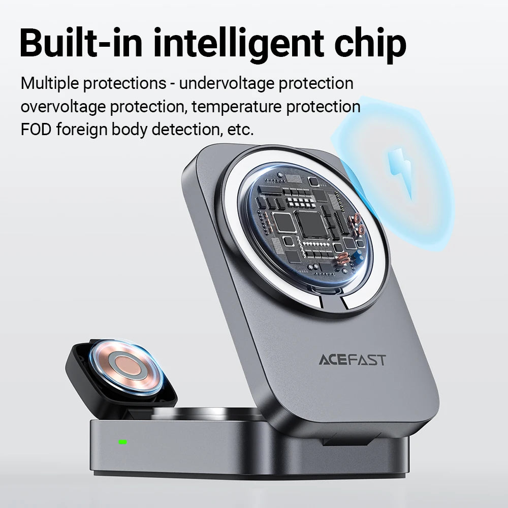 3-in-1 Foldable Wireless Charging Stand