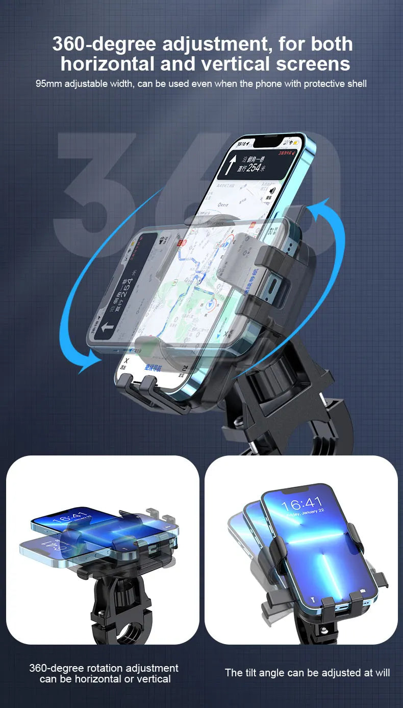 Anti-Slip Bike Phone Mount