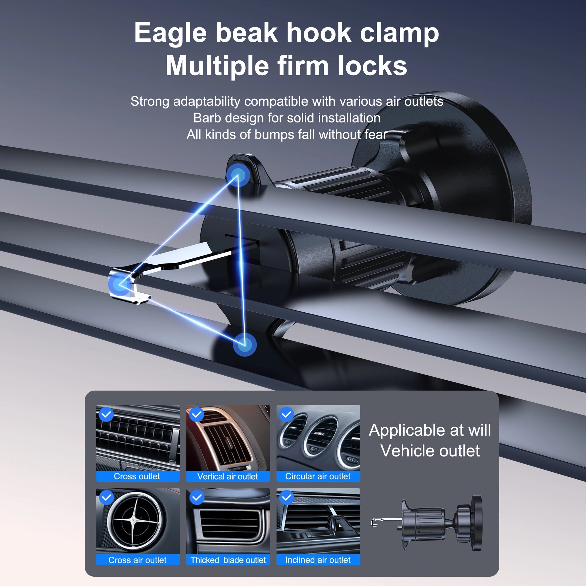 Magnetic Air Vent Car Phone Mount