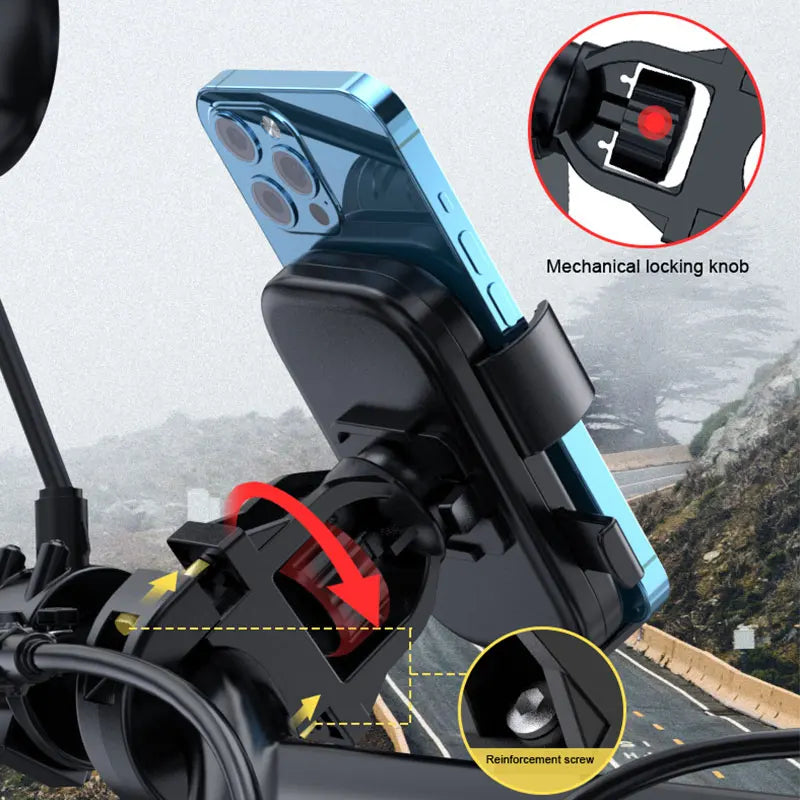 Anti-Slip Bike Phone Mount