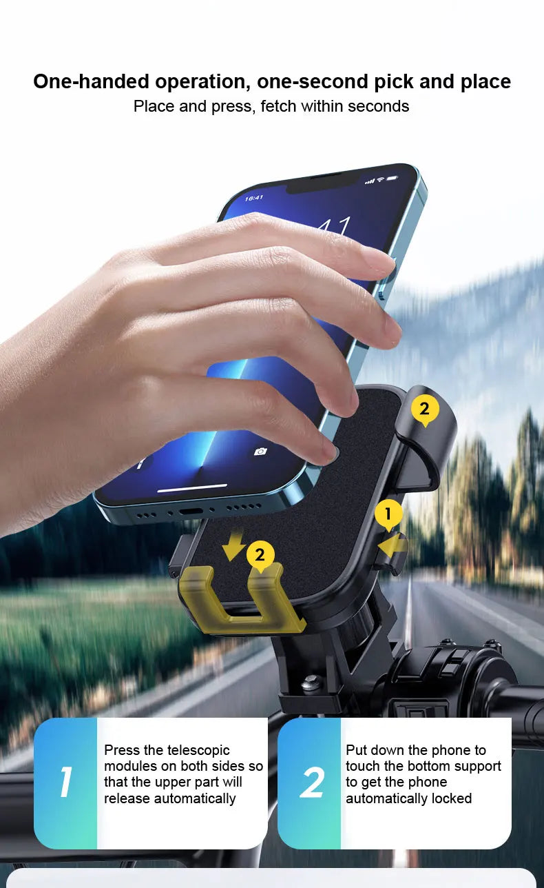 Anti-Slip Bike Phone Mount