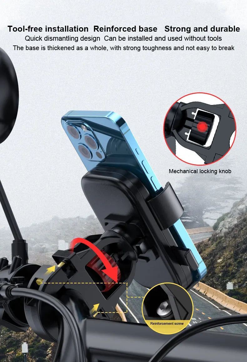 Anti-Slip Bike Phone Mount
