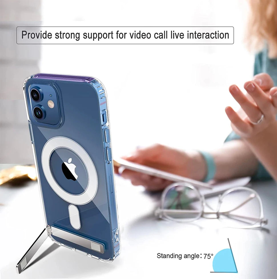 Magnetic iPhone Case with Kickstand
